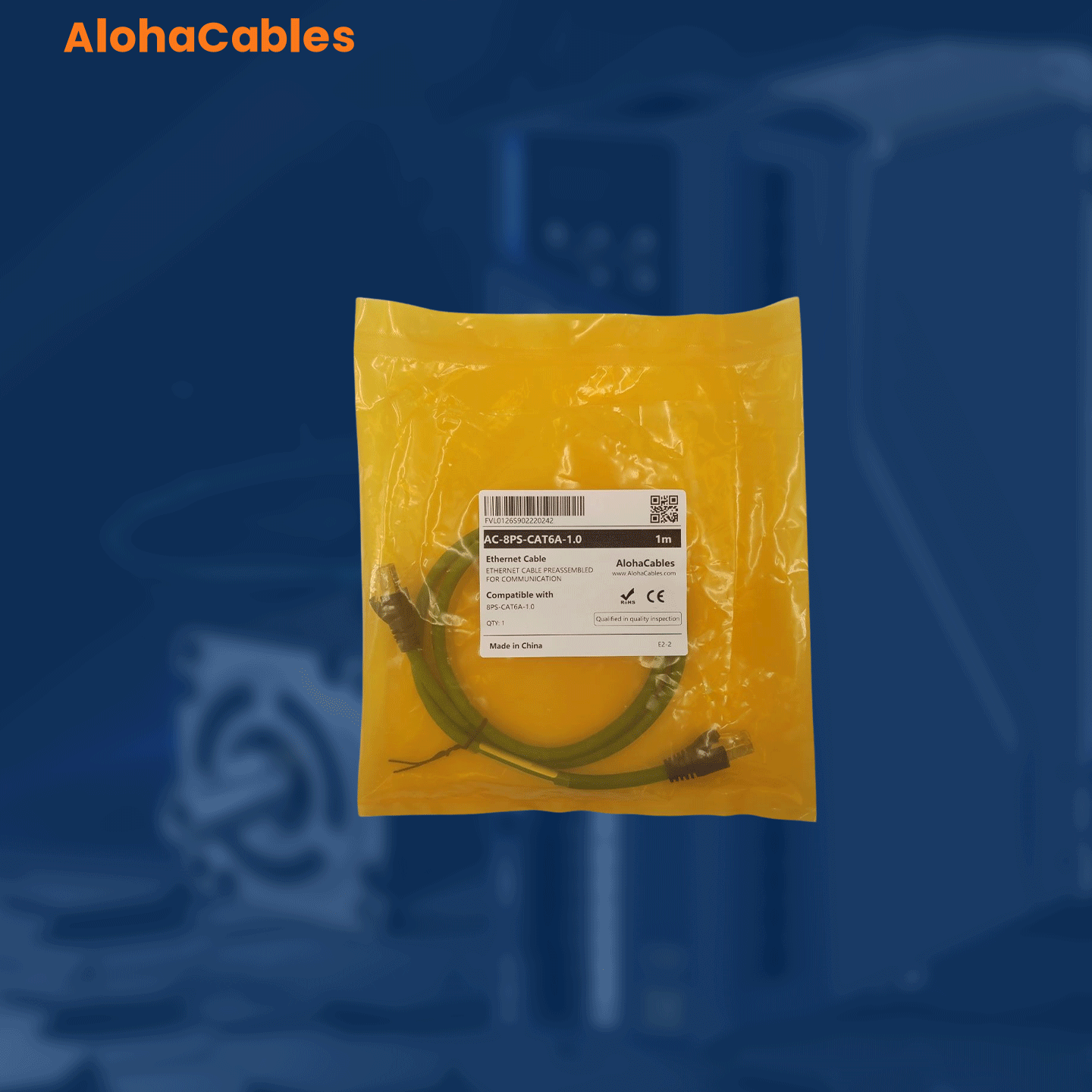 AC-8PS-CAT6A-1.0M 3FT
