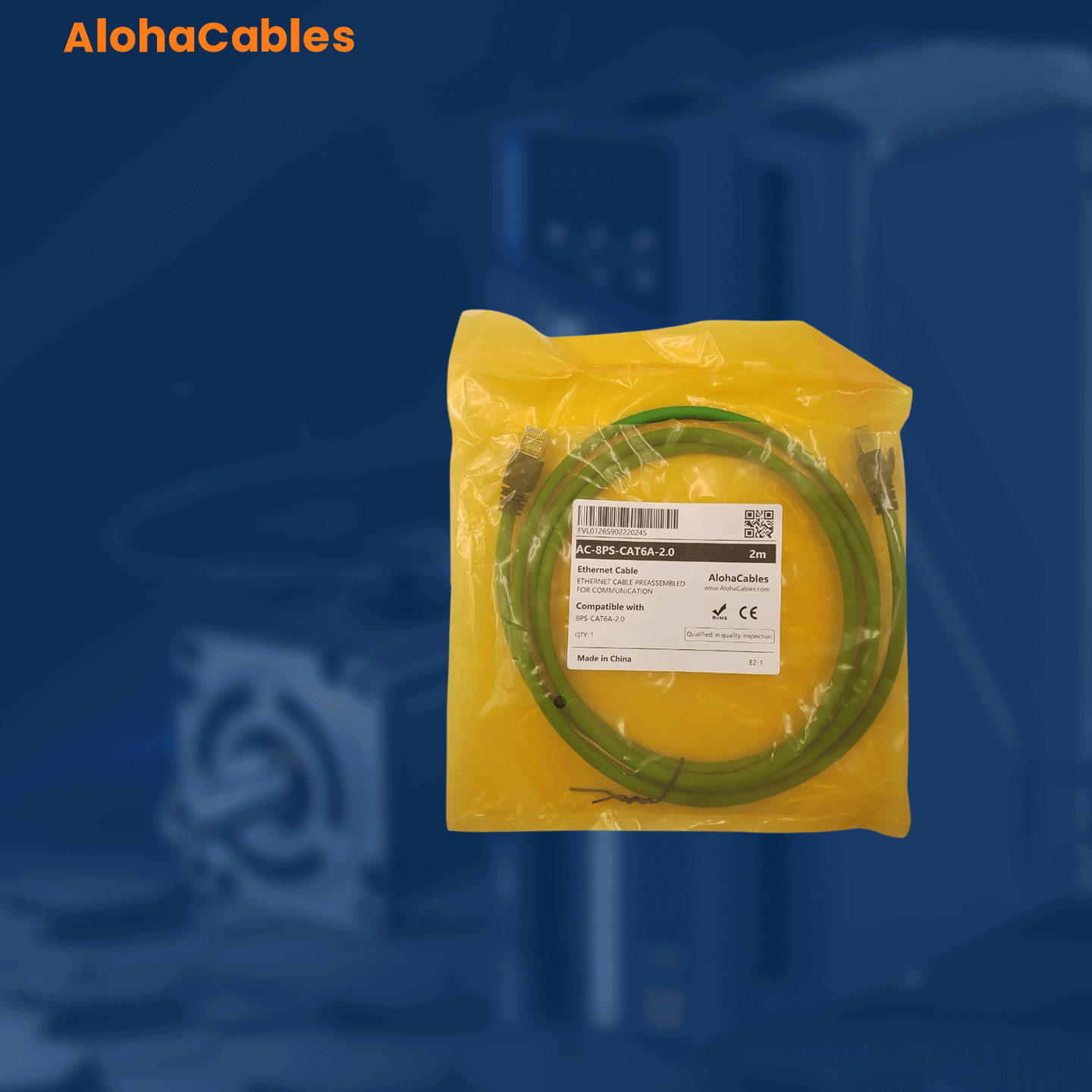 AC-8PS-CAT6A-2.0M 7FT